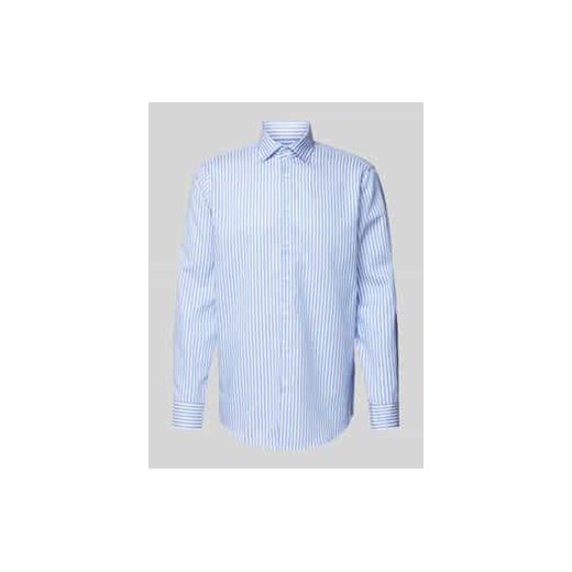 Koszula biznesowa o kroju regular fit z listwą guzikową ze sklepu Peek&Cloppenburg  w kategorii Koszule męskie - zdjęcie 177825088