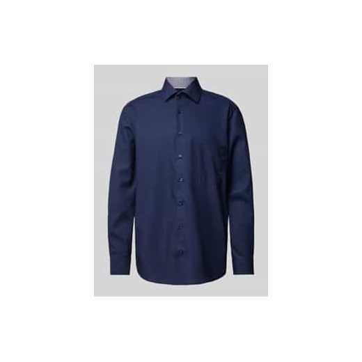 Koszula biznesowa o kroju modern fit z kieszenią na piersi ze sklepu Peek&Cloppenburg  w kategorii Koszule męskie - zdjęcie 177825248
