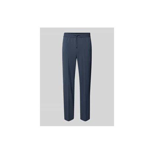 Spodnie o kroju relaxed fit z wiskozy z tunelem ze sklepu Peek&Cloppenburg  w kategorii Spodnie męskie - zdjęcie 177825486