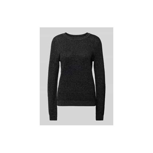 Sweter z dzianiny z efektowną przędzą model ‘DALO’ ze sklepu Peek&Cloppenburg  w kategorii Swetry damskie - zdjęcie 177825605