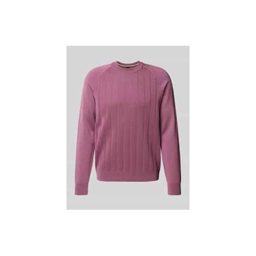 Sweter z dzianiny z mieszanki żywej wełny model ‘Belugo’ ze sklepu Peek&Cloppenburg  w kategorii Swetry męskie - zdjęcie 177825865