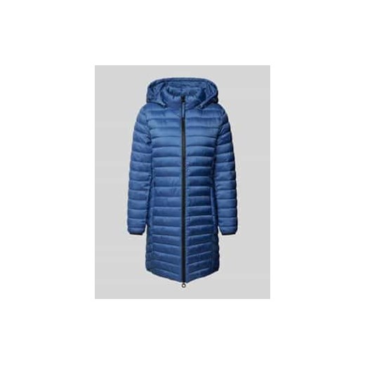 Płaszcz pikowany o kroju slim fit z odpinanym kapturem ze sklepu Peek&Cloppenburg  w kategorii Płaszcze damskie - zdjęcie 177825967