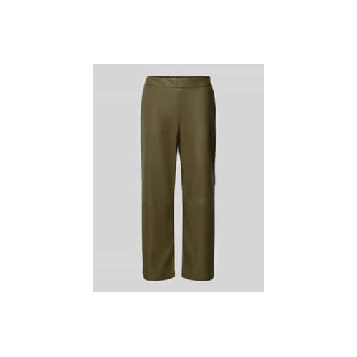 Kuloty o kroju regular fit z imitacji skóry ze szwami ze sklepu Peek&Cloppenburg  w kategorii Spodnie damskie - zdjęcie 177826119