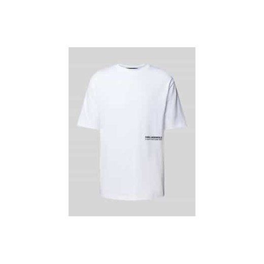 T-shirt z nadrukiem z logo ze sklepu Peek&Cloppenburg  w kategorii T-shirty męskie - zdjęcie 177826305