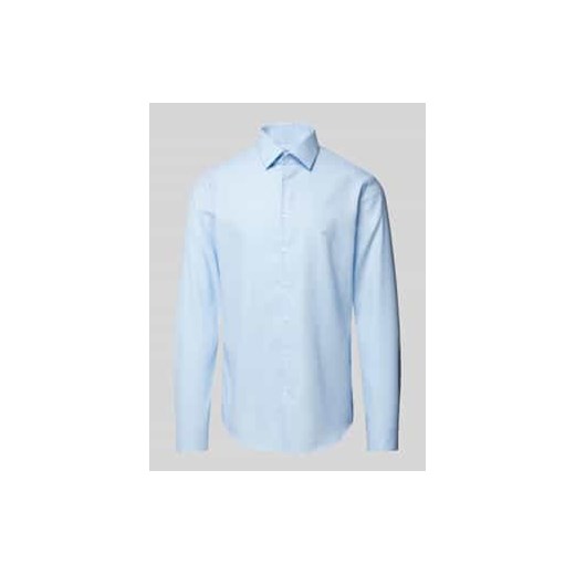 Koszula biznesowa o kroju slim fit z listwą guzikową model ‘Bari’ ze sklepu Peek&Cloppenburg  w kategorii Koszule męskie - zdjęcie 177826686