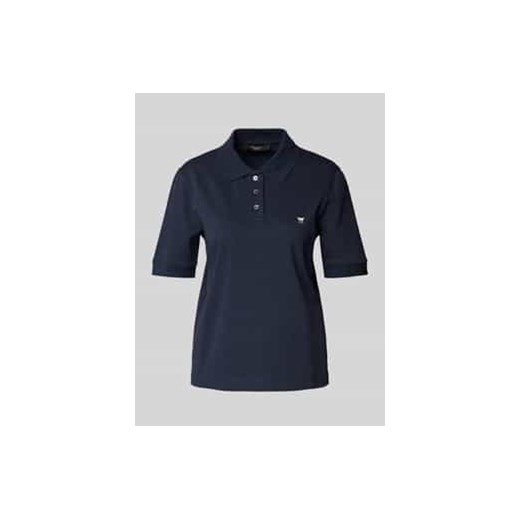 Koszulka polo z listwą guzikową model ‘SCENA’ ze sklepu Peek&Cloppenburg  w kategorii Bluzki damskie - zdjęcie 177826718