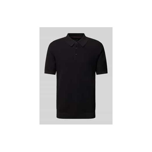 Koszulka polo o kroju regular fit z fakturowanym wzorem ze sklepu Peek&Cloppenburg  w kategorii T-shirty męskie - zdjęcie 177826848