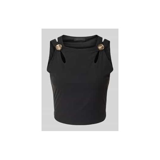 Top krótki z wycięciami model ‘ZAMA’ ze sklepu Peek&Cloppenburg  w kategorii Bluzki damskie - zdjęcie 177827165