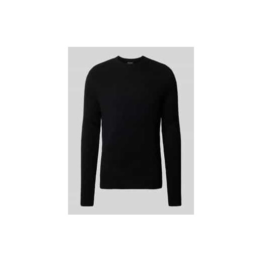 Sweter z dzianiny z okrągłym dekoltem ze sklepu Peek&Cloppenburg  w kategorii Swetry męskie - zdjęcie 177827618