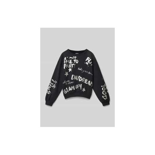 Bluza o kroju regular fit z bawełną i efektownym nadrukiem ze sklepu Peek&Cloppenburg  w kategorii Bluzy dziewczęce - zdjęcie 177827876