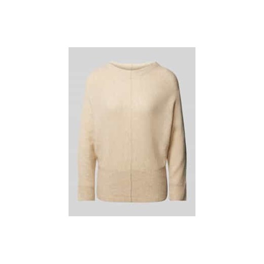 Sweter z dzianiny z ozdobnym szwem model ‘Pahuma’ ze sklepu Peek&Cloppenburg  w kategorii Swetry damskie - zdjęcie 177827995