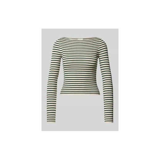 Sweter z dzianiny z dekoltem w łódkę model ‘FINA’ ze sklepu Peek&Cloppenburg  w kategorii Swetry damskie - zdjęcie 177828168