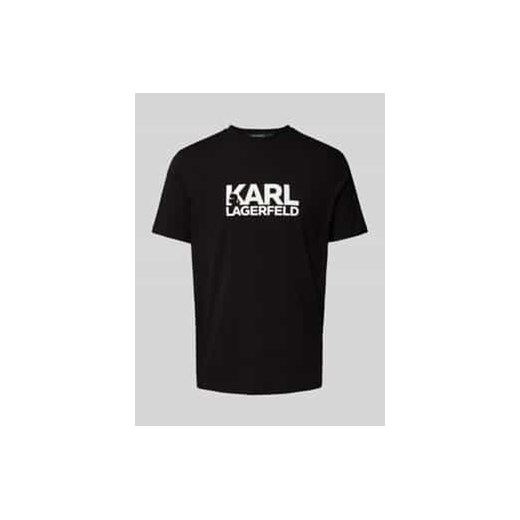 T-shirt z nadrukiem z logo ze sklepu Peek&Cloppenburg  w kategorii T-shirty męskie - zdjęcie 177828206