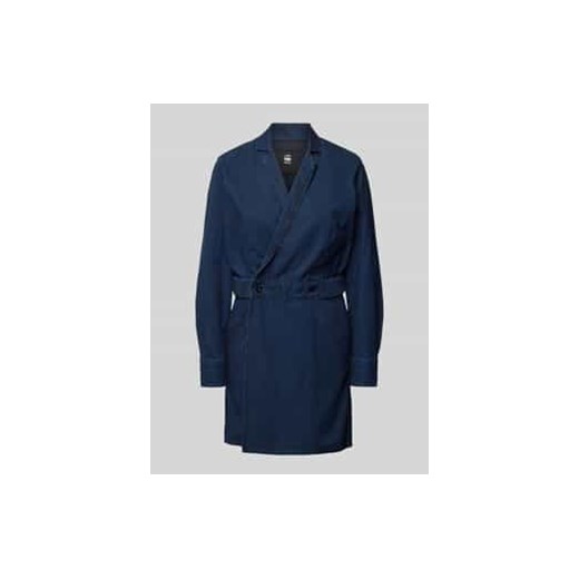 Sukienka jeansowa z kołnierzem z połami ze sklepu Peek&Cloppenburg  w kategorii Sukienki - zdjęcie 177828239