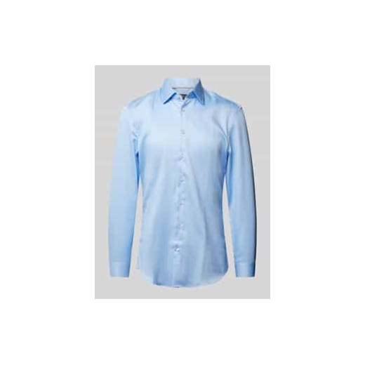 Koszula biznesowa o kroju super slim fit z kołnierzykiem typu kent ze sklepu Peek&Cloppenburg  w kategorii Koszule męskie - zdjęcie 177828285