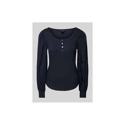 Sweter z dzianiny z prążkowanymi wykończeniami ze sklepu Peek&Cloppenburg  w kategorii Swetry damskie - zdjęcie 177828348