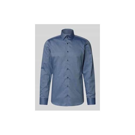 Koszula biznesowa o kroju slim fit z kołnierzykiem typu kent ze sklepu Peek&Cloppenburg  w kategorii Koszule męskie - zdjęcie 177828477