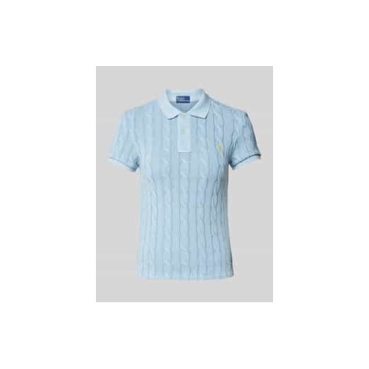 Koszulka polo o kroju Regular Fit z czystej bawełny ze sklepu Peek&Cloppenburg  w kategorii Bluzki damskie - zdjęcie 177828595