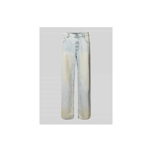 Jeansy o kroju baggy fit z 5 kieszeniami i dodatkiem wiskozy ze sklepu Peek&Cloppenburg  w kategorii Jeansy męskie - zdjęcie 177828639