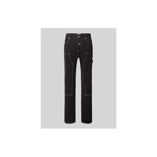 Jeansy carpenter o kroju baggy ze szwami w kontrastowym kolorze ze sklepu Peek&Cloppenburg  w kategorii Jeansy męskie - zdjęcie 177828808