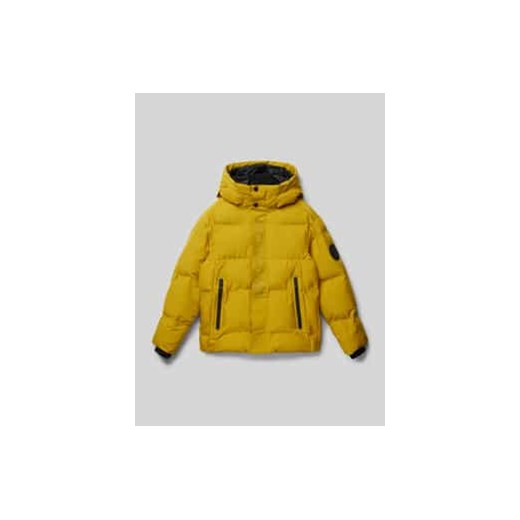Kurtka pikowana z nadrukiem z logo model ‘ALPHA’ ze sklepu Peek&Cloppenburg  w kategorii Kurtki chłopięce - zdjęcie 177828965