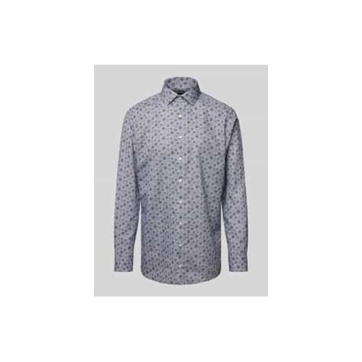 Koszula biznesowa o kroju Modern Fit z kołnierzykiem typu kent ze sklepu Peek&Cloppenburg  w kategorii Koszule męskie - zdjęcie 177829127