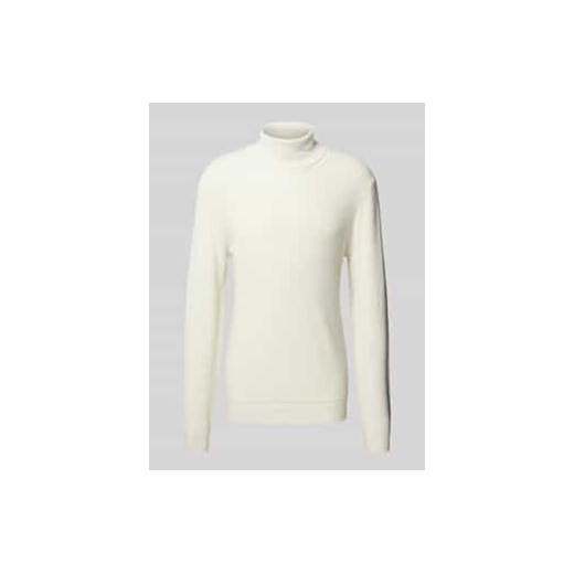 Sweter z dzianiny z golfem ze sklepu Peek&Cloppenburg  w kategorii Swetry męskie - zdjęcie 177829208