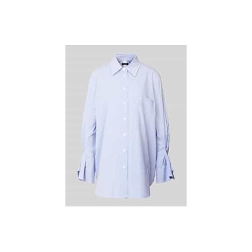 Bluzka koszulowa o kroju relaxed fit z kieszenią na piersi model ‘Benice’ ze sklepu Peek&Cloppenburg  w kategorii Koszule damskie - zdjęcie 177829479