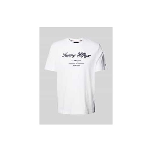 T-shirt z wyhaftowanym logo ze sklepu Peek&Cloppenburg  w kategorii T-shirty męskie - zdjęcie 177829675