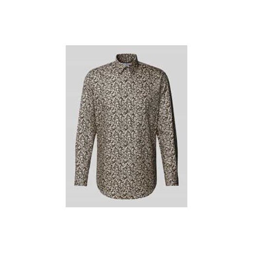 Koszula casualowa o kroju slim fit z kołnierzykiem typu kent model ‘ETHAN’ ze sklepu Peek&Cloppenburg  w kategorii Koszule męskie - zdjęcie 177829787