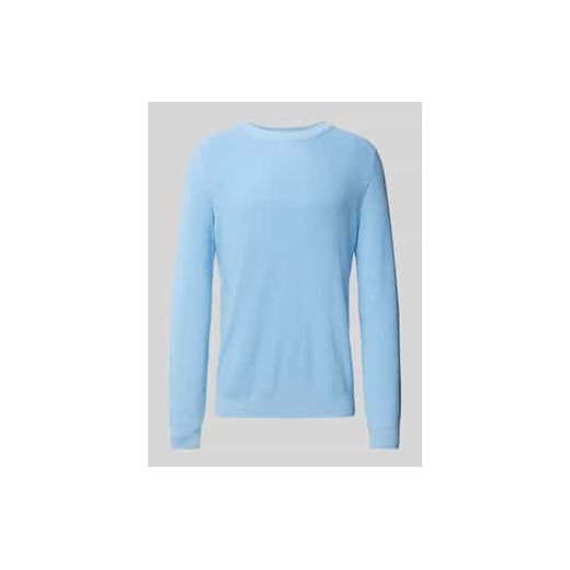 Sweter z dzianiny z okrągłym dekoltem model ‘Svante’ ze sklepu Peek&Cloppenburg  w kategorii Swetry męskie - zdjęcie 177829796