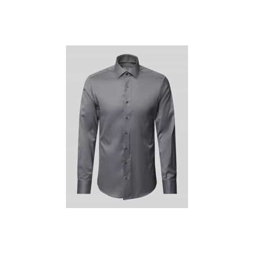 Koszula biznesowa o kroju slim fit z listwą guzikową ze sklepu Peek&Cloppenburg  w kategorii Koszule męskie - zdjęcie 177829826