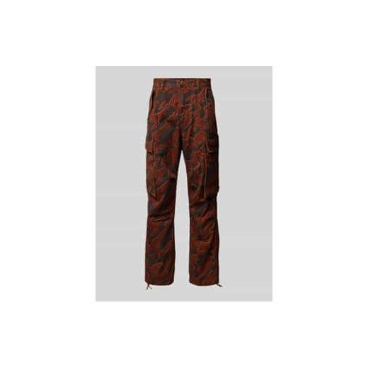 Spodnie cargo o kroju regular fit z naszywką z logo model ‘Utility’ ze sklepu Peek&Cloppenburg  w kategorii Spodnie męskie - zdjęcie 177830086