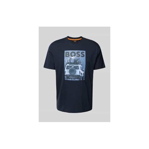 T-shirt z nadrukiem z logo i motywem model ‘mextour’ ze sklepu Peek&Cloppenburg  w kategorii T-shirty męskie - zdjęcie 177830125