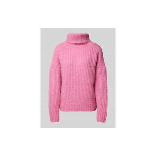 Sweter z dzianiny z golfem ze sklepu Peek&Cloppenburg  w kategorii Swetry damskie - zdjęcie 177830347