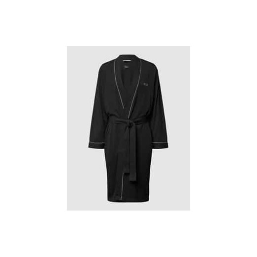Szlafrok z paskami w kontrastowym kolorze model ‘Kimono BM’ ze sklepu Peek&Cloppenburg  w kategorii Szlafroki męskie - zdjęcie 177830415