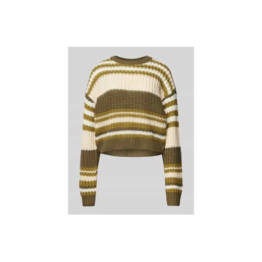 Sweter z dzianiny z obniżonymi ramionami model ‘CHARLIE’ ze sklepu Peek&Cloppenburg  w kategorii Swetry damskie - zdjęcie 177830578