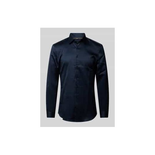 Koszula biznesowa o kroju super slim fit z kołnierzykiem typu kent ze sklepu Peek&Cloppenburg  w kategorii Koszule męskie - zdjęcie 177830648