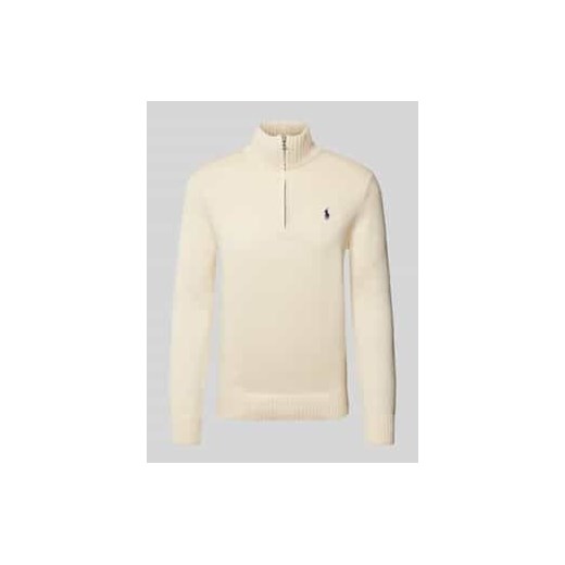 Sweter z dzianiny z kołnierzem ze sklepu Peek&Cloppenburg  w kategorii Swetry męskie - zdjęcie 177830716