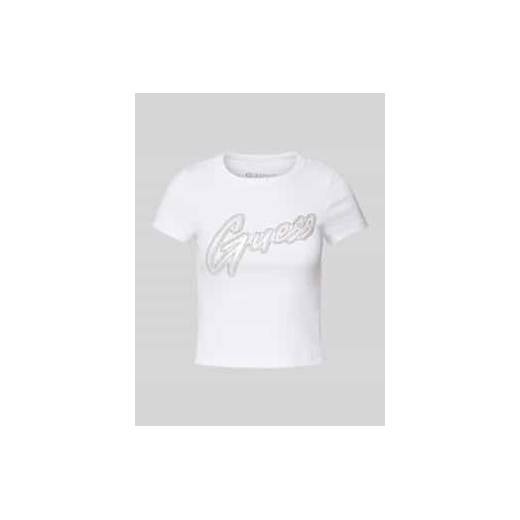 T-shirt z nadrukiem z logo ze sklepu Peek&Cloppenburg  w kategorii Bluzki damskie - zdjęcie 177830785