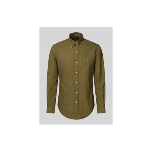 Koszula casualowa o kroju custom fit z czystej bawełny ze sklepu Peek&Cloppenburg  w kategorii Koszule męskie - zdjęcie 177830815