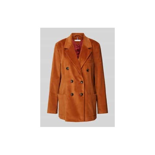 Żakiet o kroju relaxed fit ze wzorem w paski model ‘CORDUROY’ ze sklepu Peek&Cloppenburg  w kategorii Marynarki damskie - zdjęcie 177830845