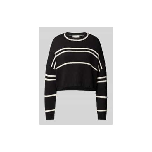 Sweter z dzianiny z okrągłym dekoltem model ‘Ida’ ze sklepu Peek&Cloppenburg  w kategorii Swetry damskie - zdjęcie 177830999