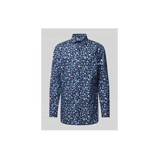 Koszula biznesowa o kroju regular fit z kołnierzykiem typu kent ze sklepu Peek&Cloppenburg  w kategorii Koszule męskie - zdjęcie 177831198