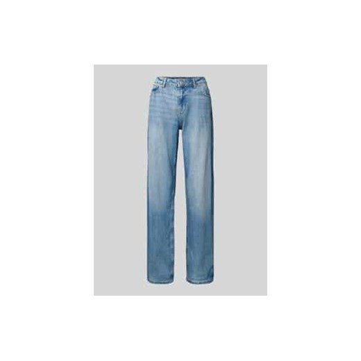 Jeansy o kroju straight fit z 5 kieszeniami ze sklepu Peek&Cloppenburg  w kategorii Jeansy damskie - zdjęcie 177831297