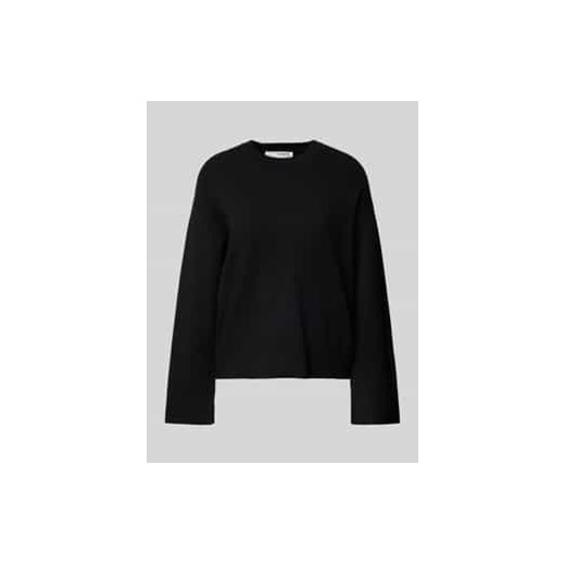 Sweter z dzianiny z prążkowanymi wykończeniami model ‘KAMMA’ ze sklepu Peek&Cloppenburg  w kategorii Swetry damskie - zdjęcie 177831468