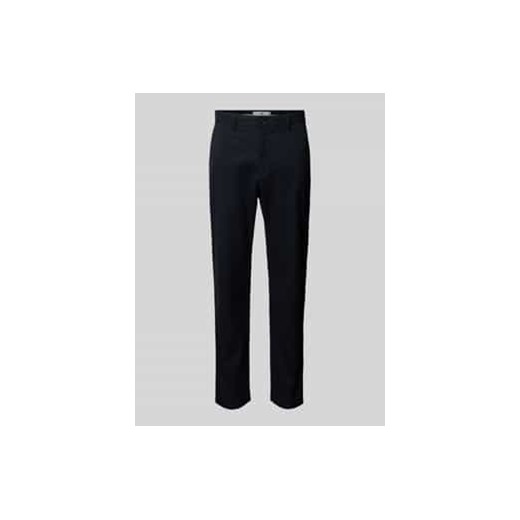 Spodnie o kroju slim fit z wpuszczanymi kieszeniami ze sklepu Peek&Cloppenburg  w kategorii Spodnie męskie - zdjęcie 177831478