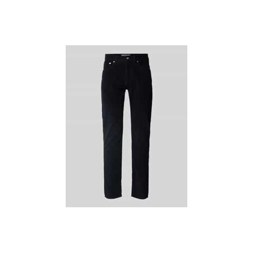 Spodnie sztruksowe o kroju tapered fit z bawełną model ‘LYON’ ze sklepu Peek&Cloppenburg  w kategorii Spodnie męskie - zdjęcie 177831596