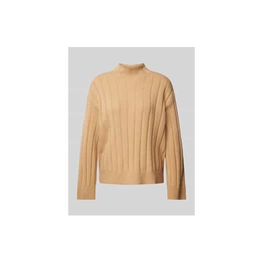 Sweter z dzianiny ze stójką ze sklepu Peek&Cloppenburg  w kategorii Swetry damskie - zdjęcie 177831799