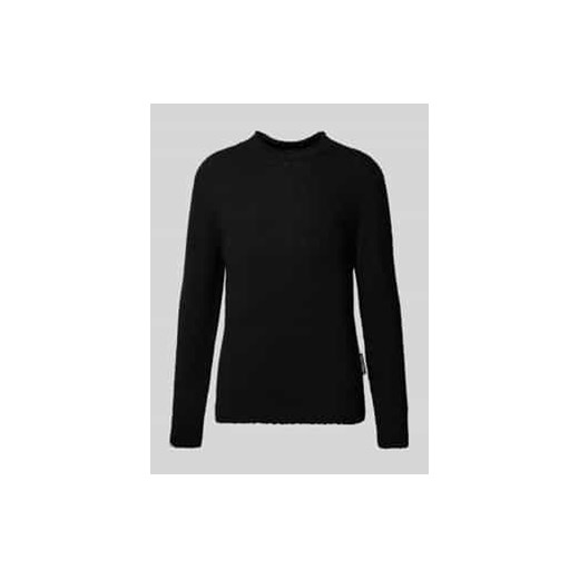 Sweter z dzianiny o kroju regular fit z włochatej mieszanki bawełny i wełny ze sklepu Peek&Cloppenburg  w kategorii Swetry męskie - zdjęcie 177831848